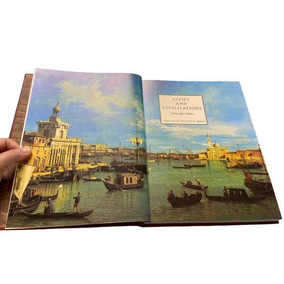 Cities and Civilisations Folio Society Hardcover Slipcase Illustrated 1986 - Picture 3 of 7